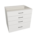 4 Drawers Cabinets 33" wide (Euro)