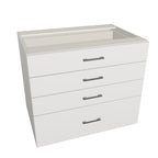 4 Drawers Cabinets 35" wide (Euro)