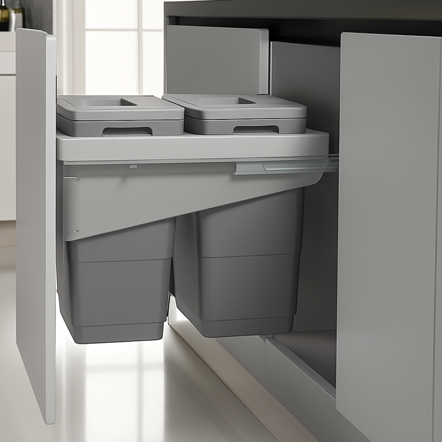 Pull Out Garbage 2 Bins