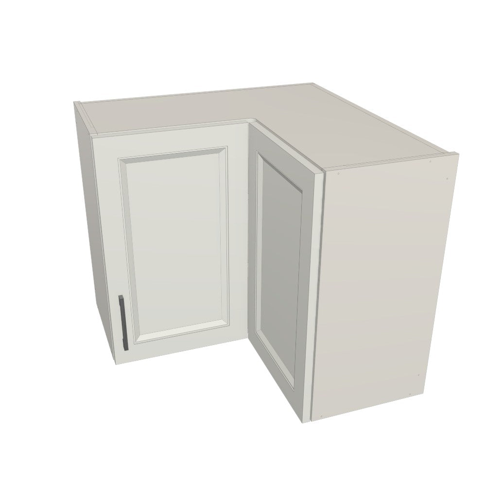 Upper Corner Bifold Cabinet 27"x27" 24" high Right Hinge