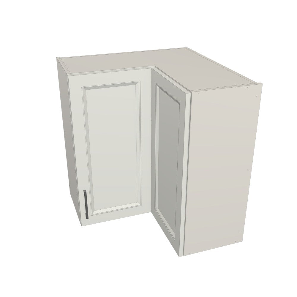 Upper Corner Bifold Cabinet 27"x27" 30" high Right Hinge